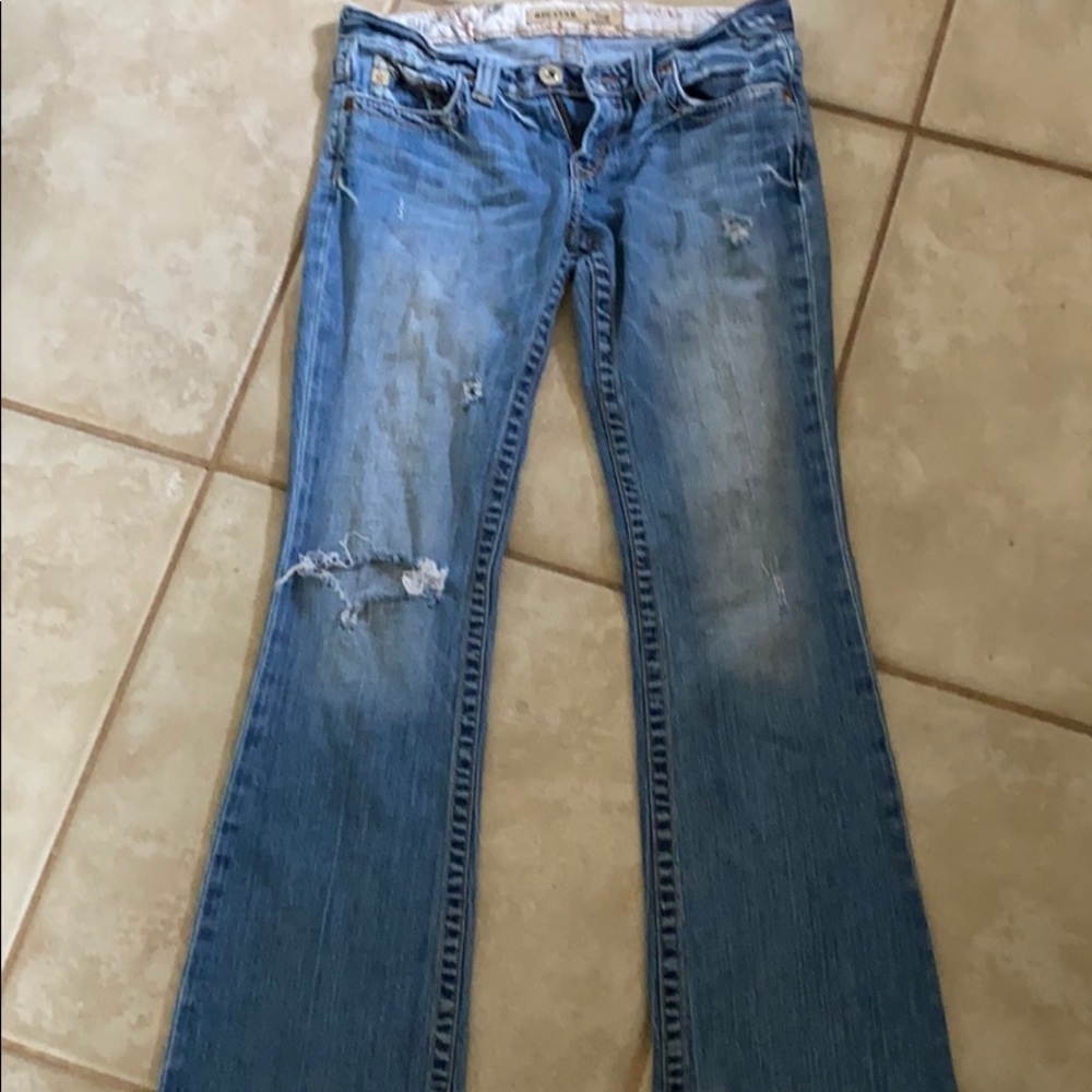 Big star distressed jeans size 27/R